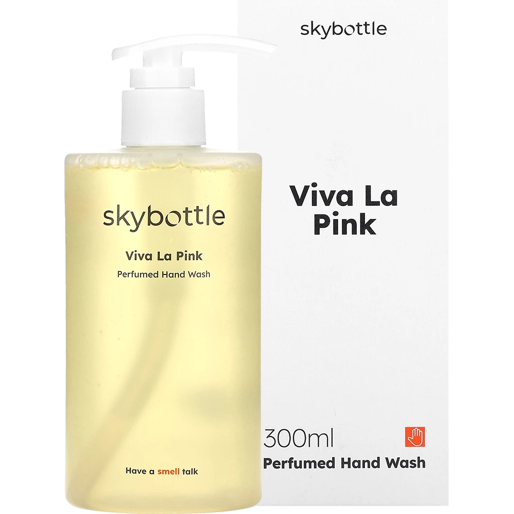 SKYBOTTLE Viva la Pink Sapun Lichid Parfumat Maini Grapefruit si Hidratare - Curatare Delicata si Catifelare, 300 ml