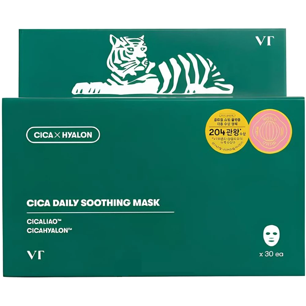 VT COSMETICS Pro Cica Masca de fata calmanta 30 buc - Hidratare intensa si calmare pentru ten sensibil, 350g