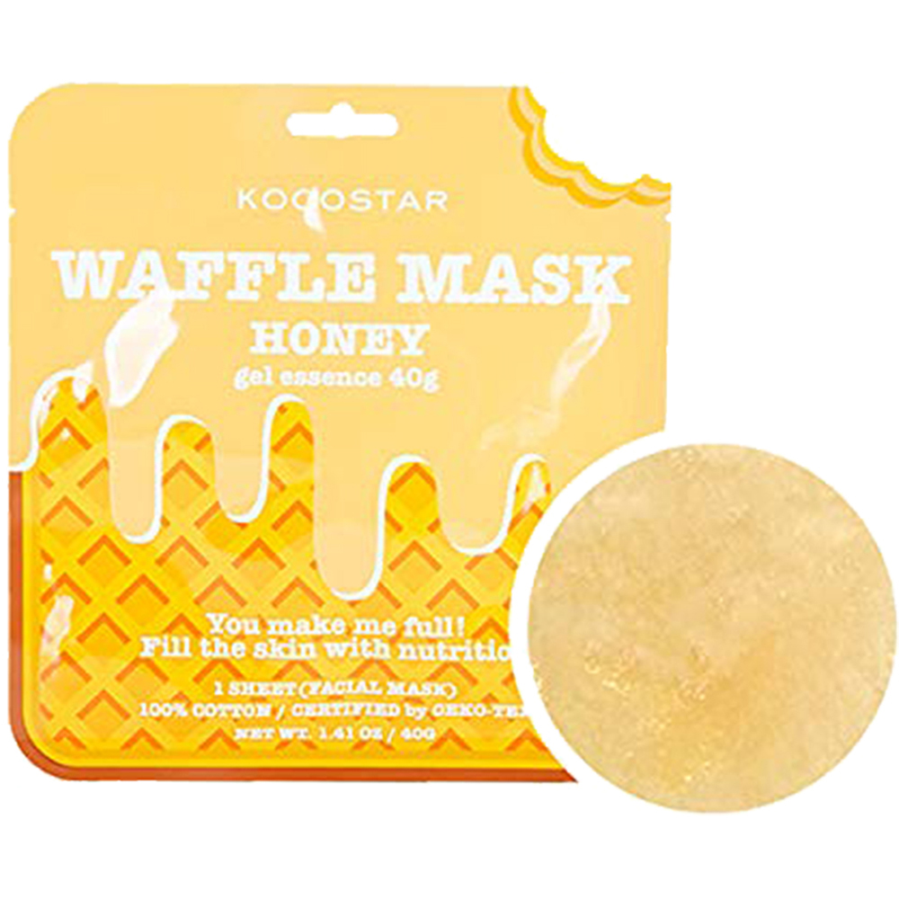 Waffle Mask Masca de fata Honey esenta gel cu extract de miere de albine, hranitoare 40 gr