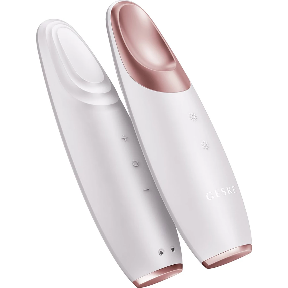 GESKE Warm and Cool Eye Energizer 6 in 1 – Dispozitiv Profesional pentru Îngrijirea Zonei Ochiilor, Starlight | German Beauty Tech