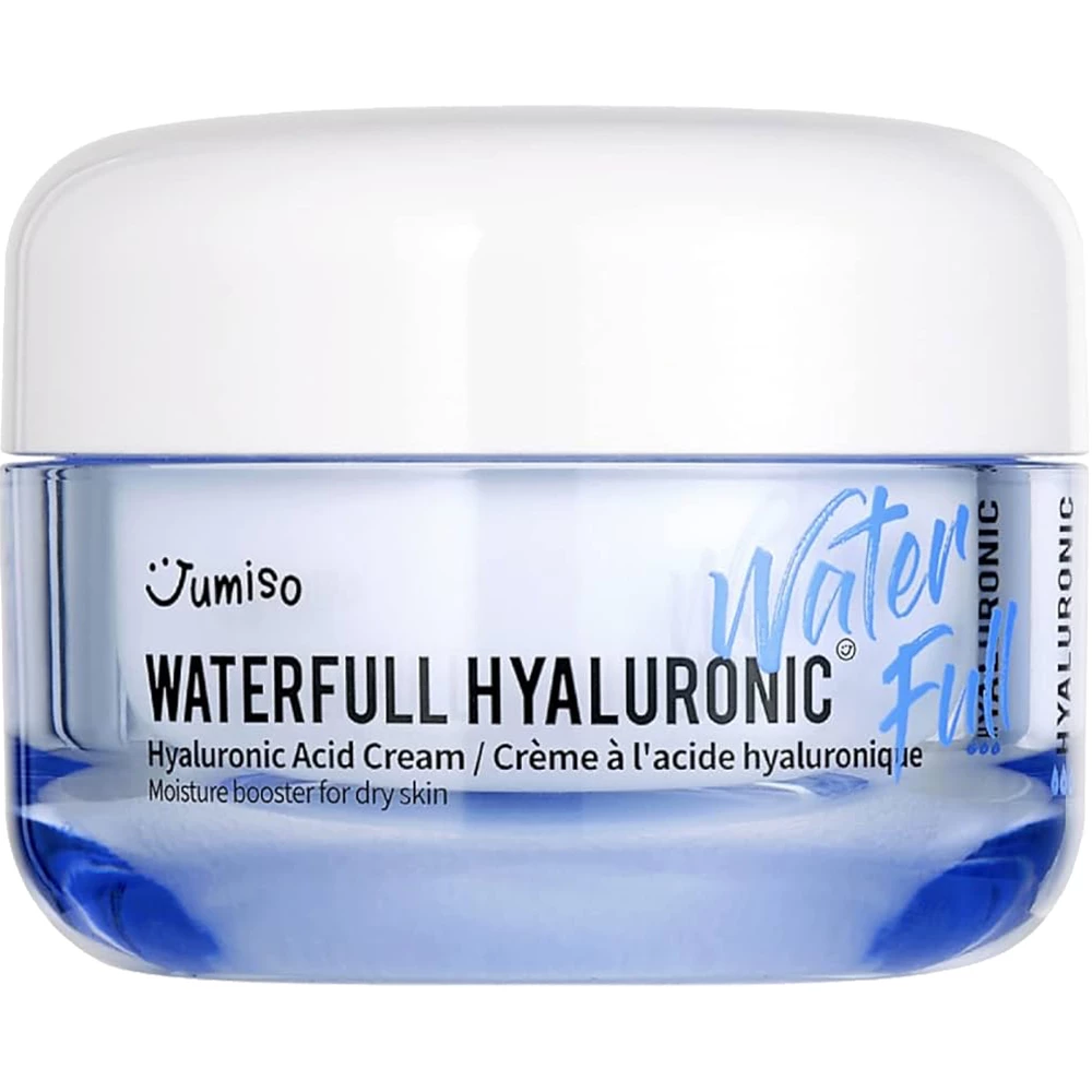 JUMISO Waterfull Crema pentru fata Hidratare Intensa - cu Acid Hialuronic si Probiotice pentru Fermitate si Stralucire, 50 ml