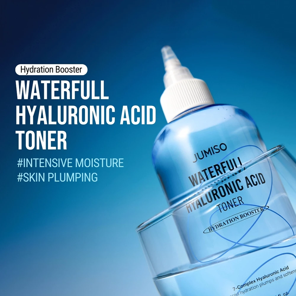 Jumiso Waterfull Hyaluronic Toner Renew Toner de fata - Hidratare intensa si calmare cu acid hialuronic, centella si ceramide, 250 ml