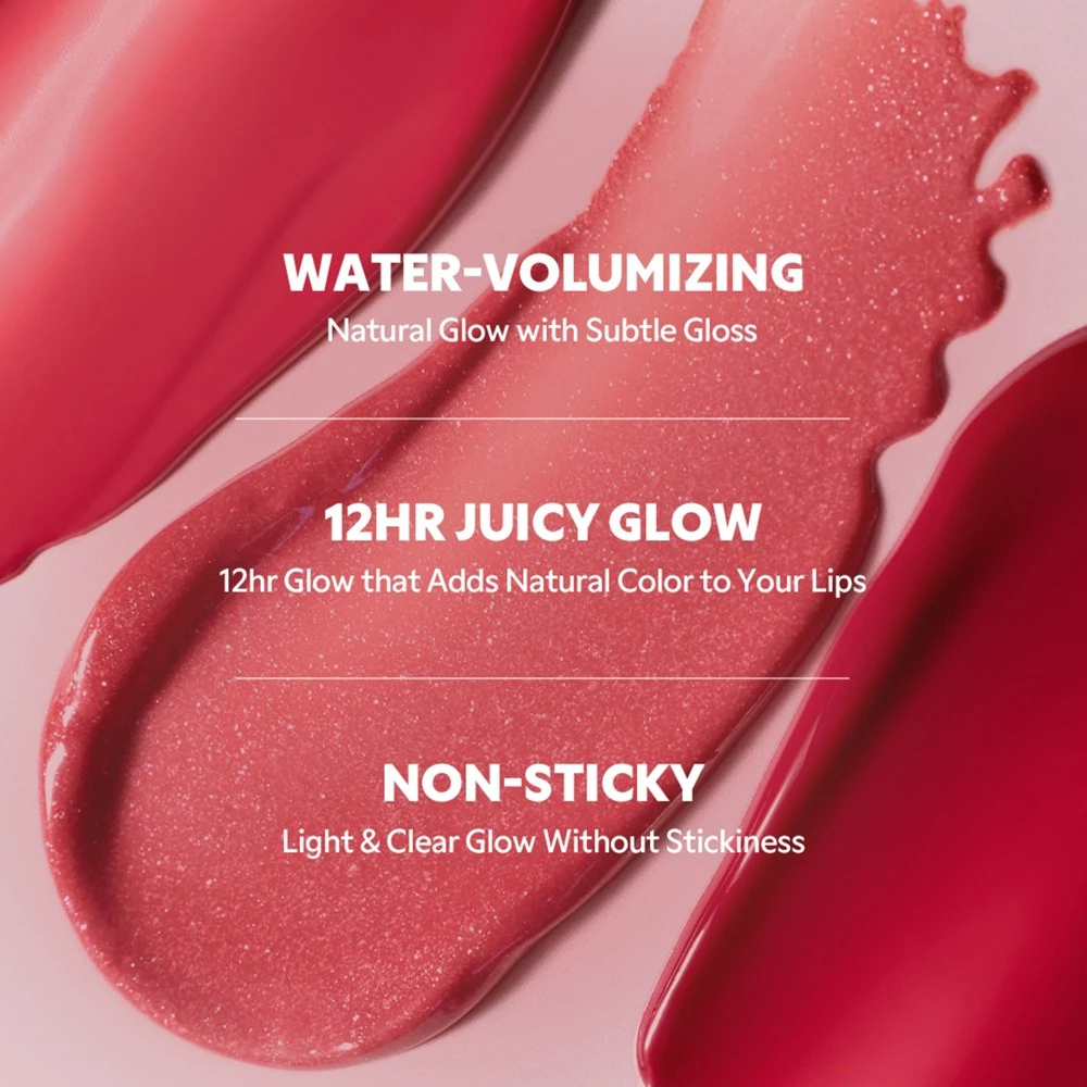 TIRTIR Waterism Glow Tint Nuantator pentru buze 06 Honey Nut - Hidratare Intensa, Stralucire Glossy si Culoare Rezistenta, 4 gr