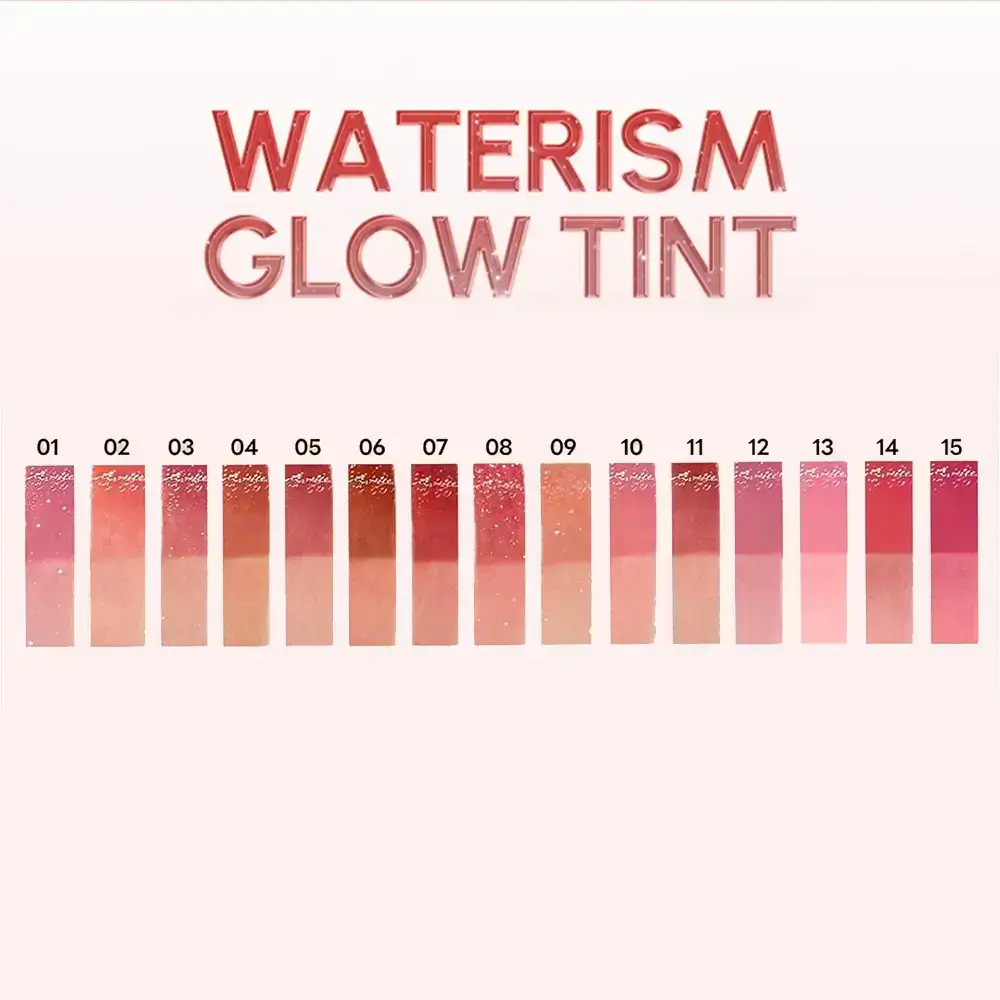 TIRTIR Waterism Glow Tint Nuantator pentru Buze 10 Heart Berry - Hidratare Intensa, Stralucire Glossy si Culoare Rezistenta, 4 gr