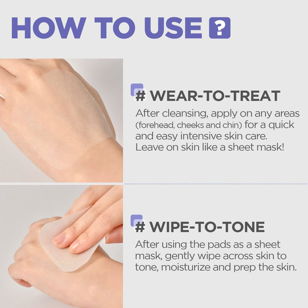 MEDIHEAL Watermide Moisture Pad - toner de fata formulat cu acid hialuronic si squalane, care contribuie la hidratarea pielii si la reducerea aspectului pielii umflate - 100 buc