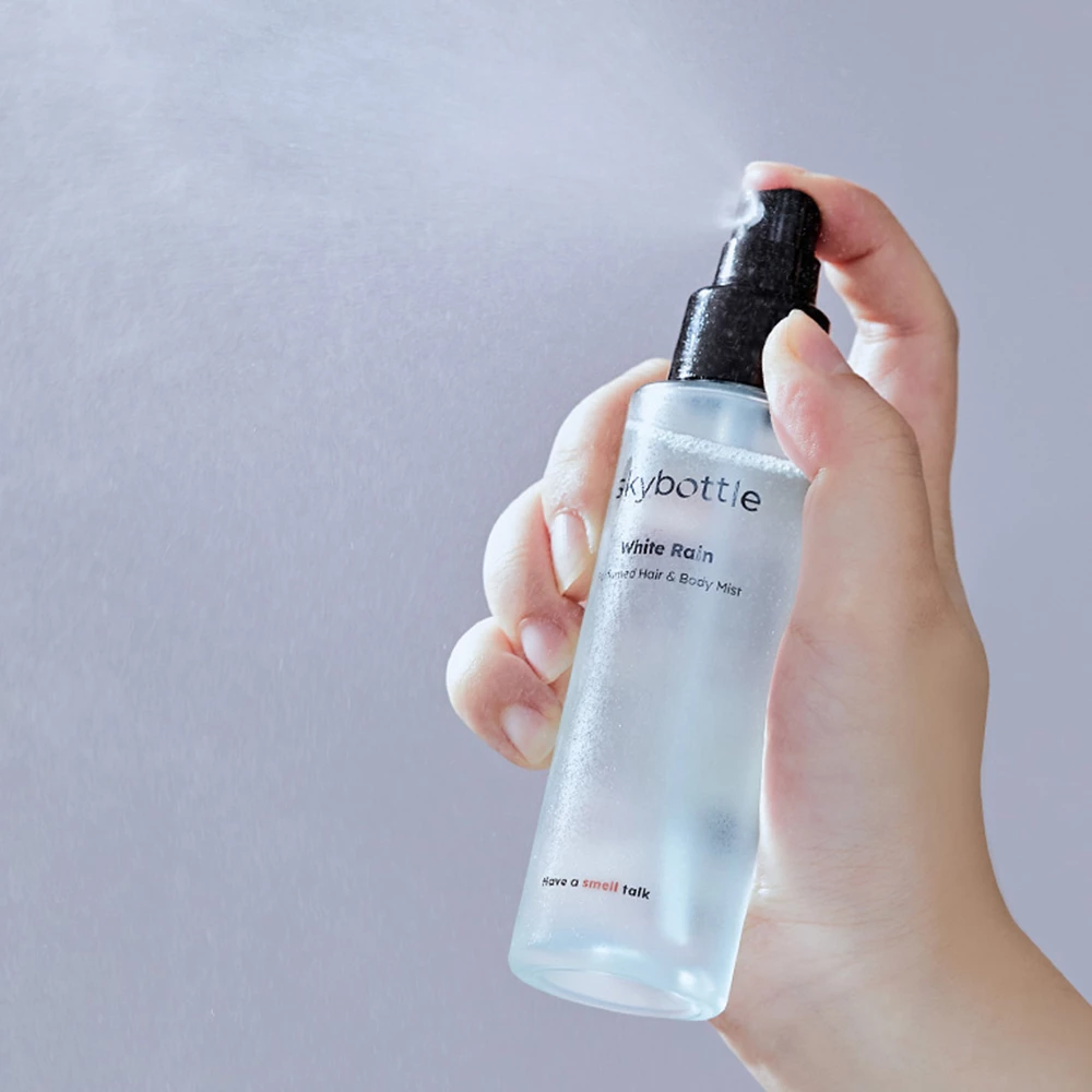 Skybottle White Rain Mist parfumat pentru par si corp - Hidratare intensa si parfum floral energizant