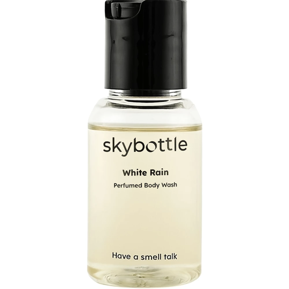 Skybottle White Rain Gel de Dus Parfumat Travel Size - Hidratare Naturala si Parfum Floral Revigorant, 30 ml