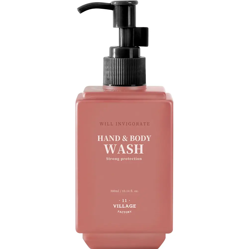 VILLAGE 11 FACTORY Will Invigorate Gel de Dus pentru Maini si Corp Lavanda si Grepfrut - Curatare si Hidratare cu Aromaterapie, 300 ml