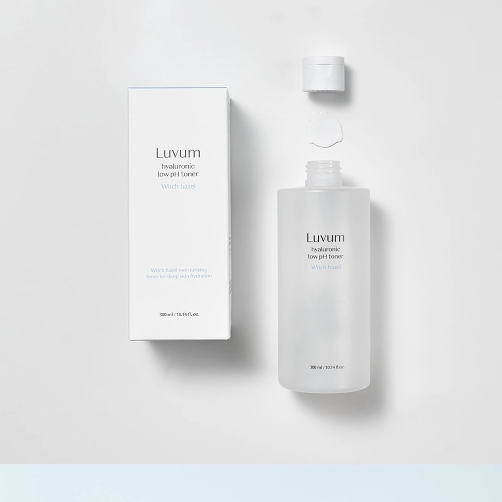 LUVUM Hyaluronic Low Ph Witch Hazel Toner de fata - Hidrateaza Intens si Calmeaza Pielea Sensibilizata, 300 ml