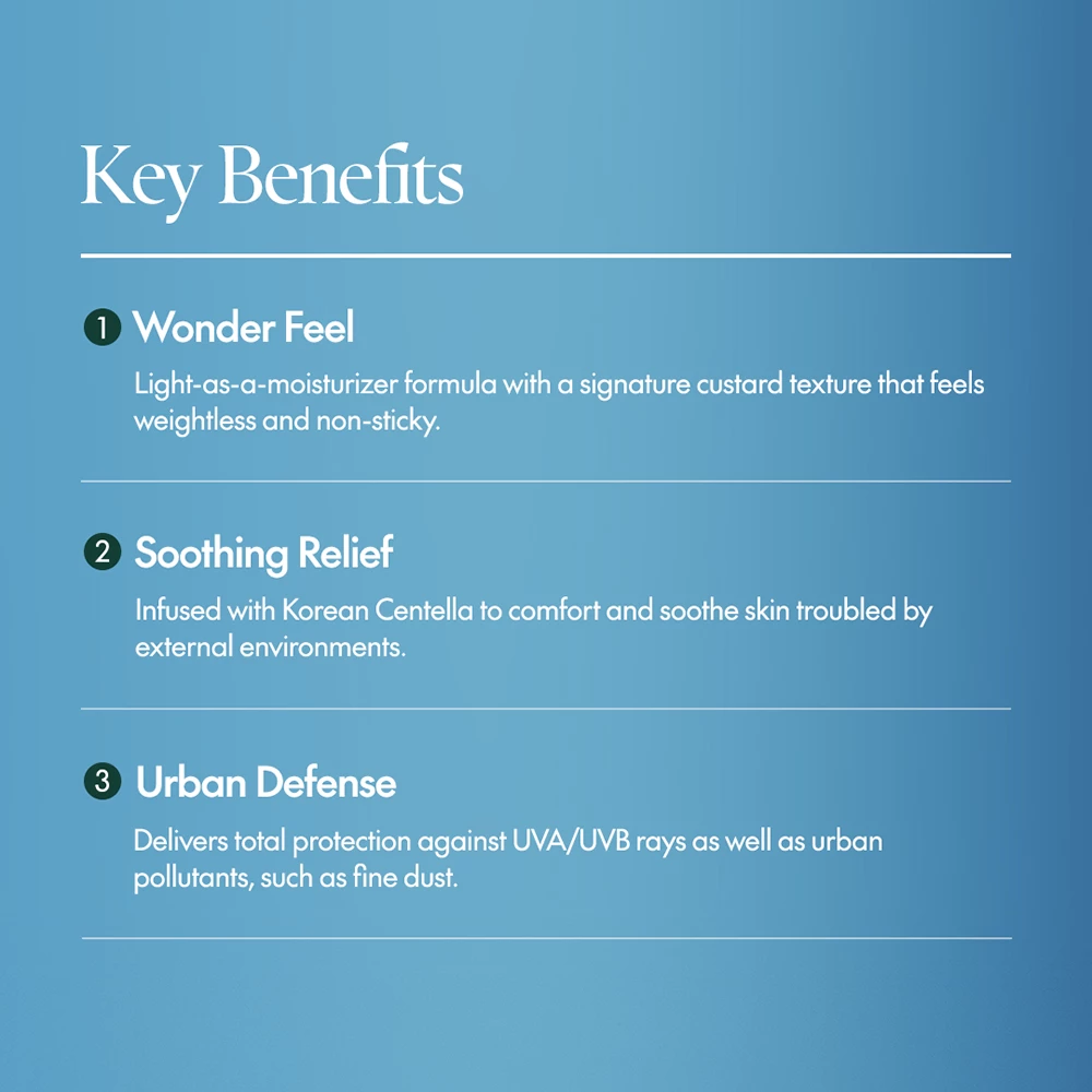 SPF TO GO - Breloc auriu premium + Purito Wonder Releaf Centella Daily Sun Lotion SPF 50+ PA++++ mini (15 ml) - editie limitata