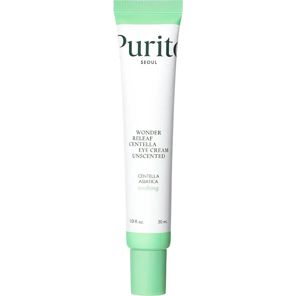PURITO Wonder Releaf Crema pentru ochi Centella Unscented - Calmanta si Hidratare Intensiva, 30 ml