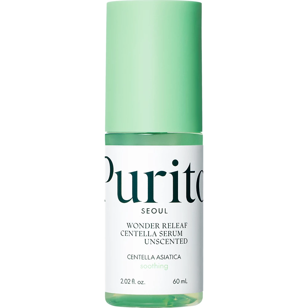 PURITO Wonder Releaf Ser pentru Fata Centella Unscented - Calmare Rapida si Hidratare, 60 ml