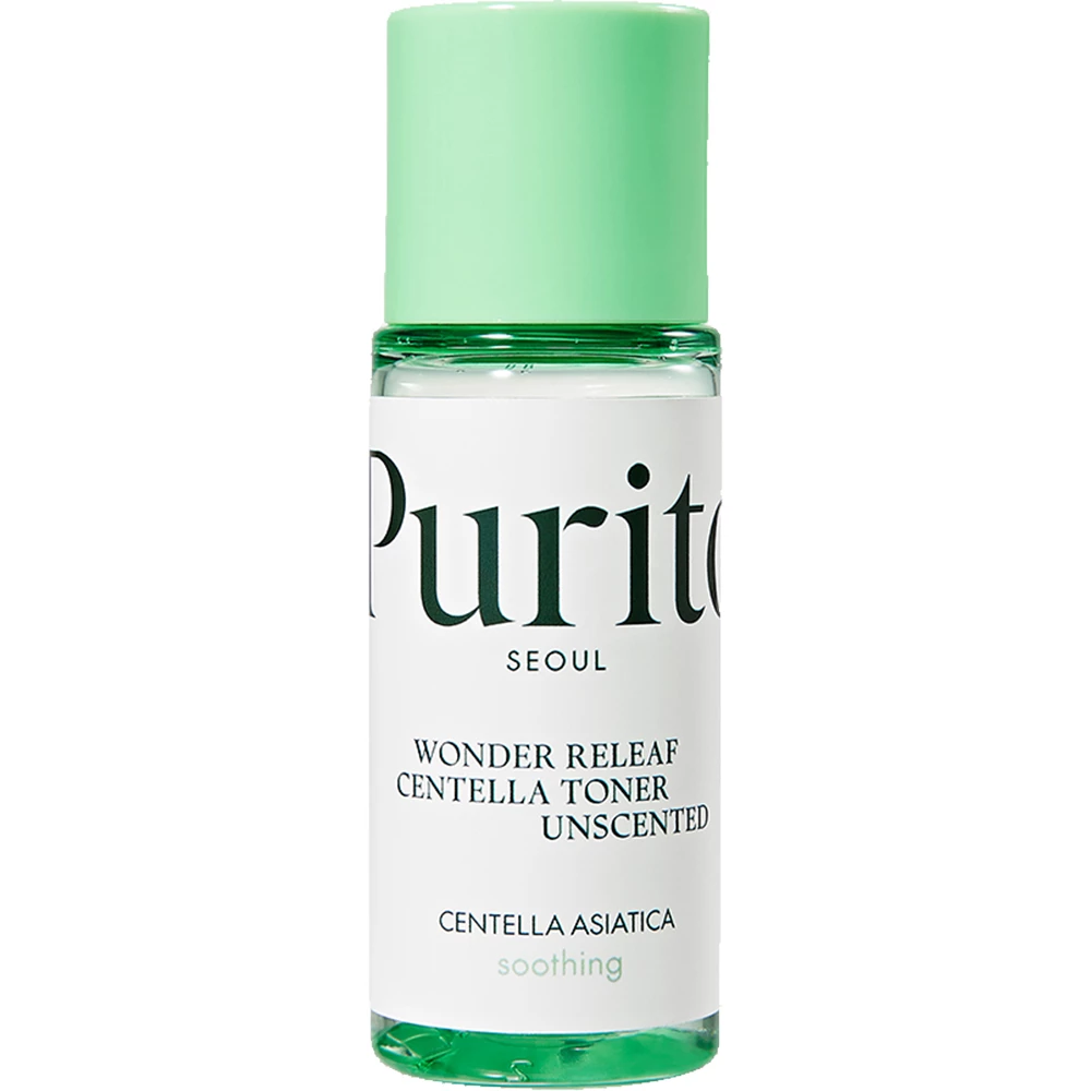 PURITO Wonder Releaf Toner Facial Calmanta Centella Fara Parfum - Calmare si Hidratare pentru Ten Sensibil, 30 ml