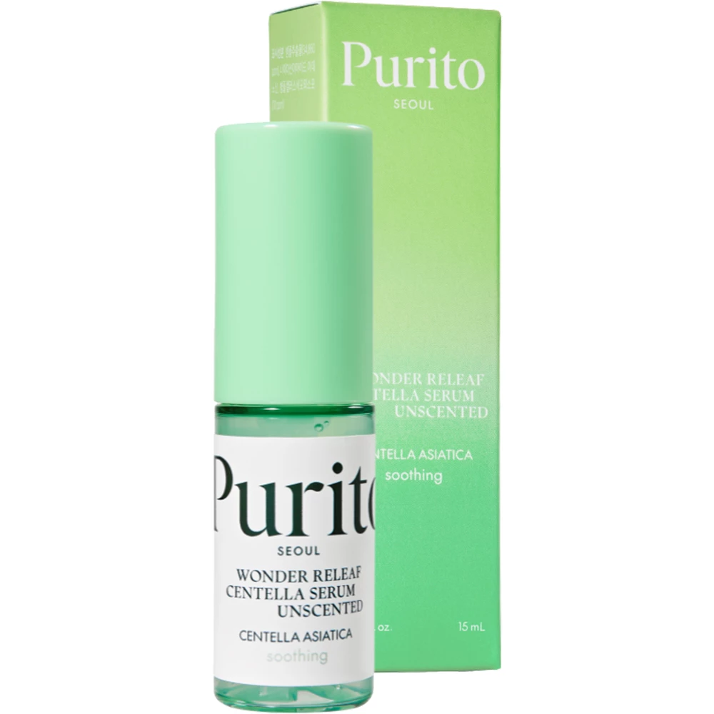 PURITO Wonder Releaf Toner Facial Calmanta Centella Fara Parfum - Calmare si Hidratare pentru Ten Sensibil, 30 ml