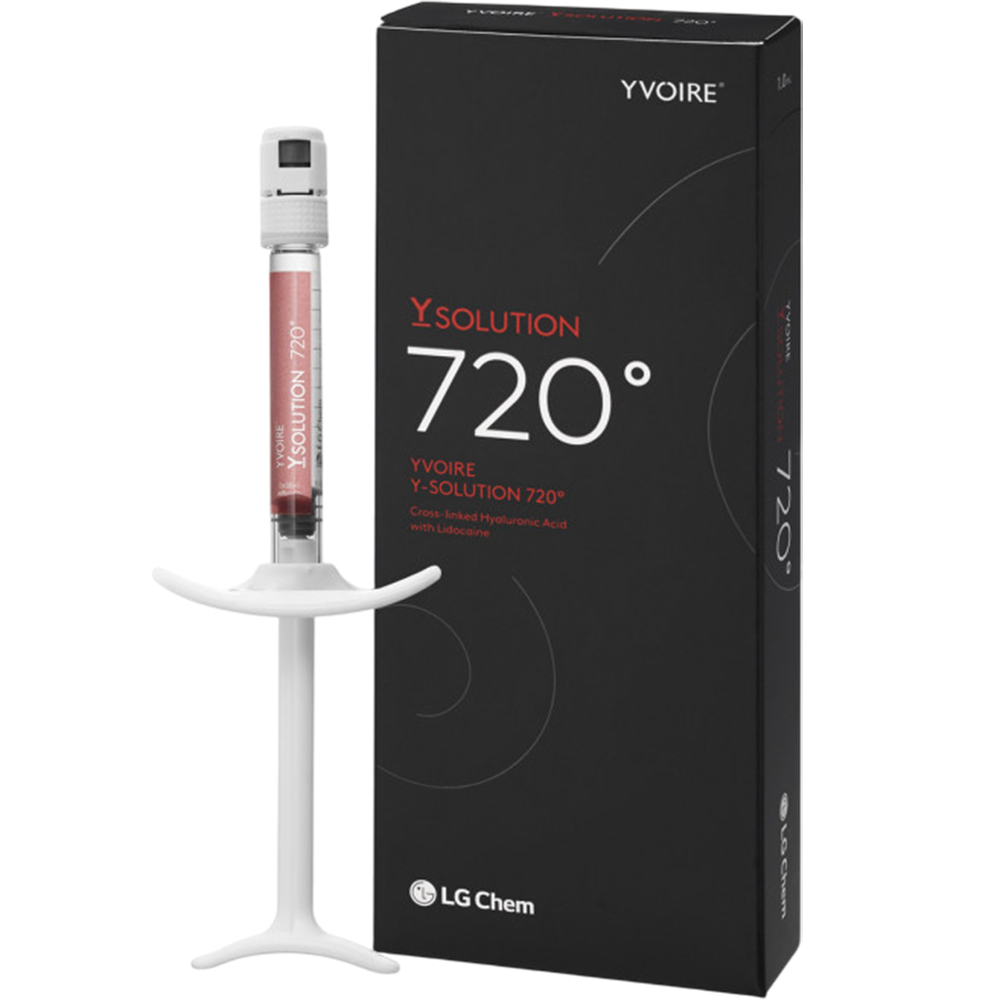 Filler profesional LG Chem Yvoire Y-Solution 720 cu acid hialuronic - Definire contur facial 1.0 ml