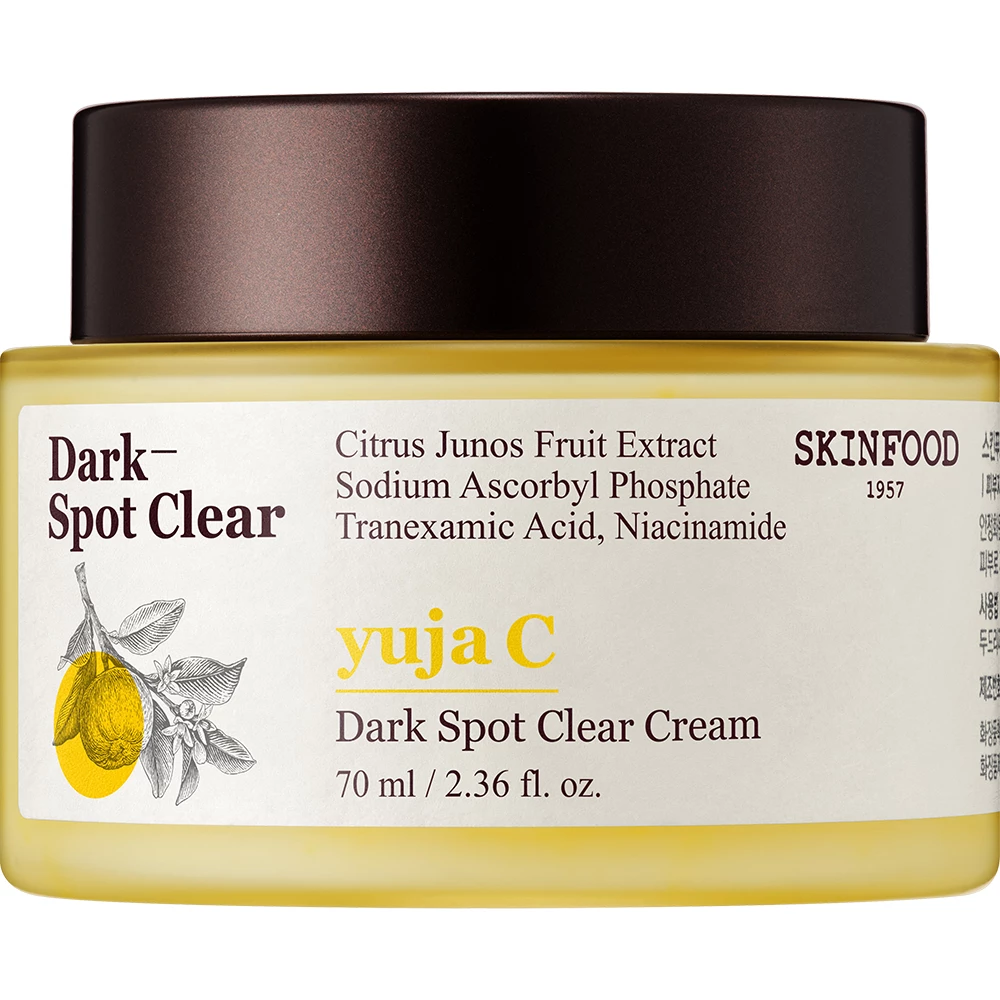 SKINFOOD Yuja C Crema pentru fata anti-pete - Luminozitate si hidratare intensa cu vitamina C, 70 ml