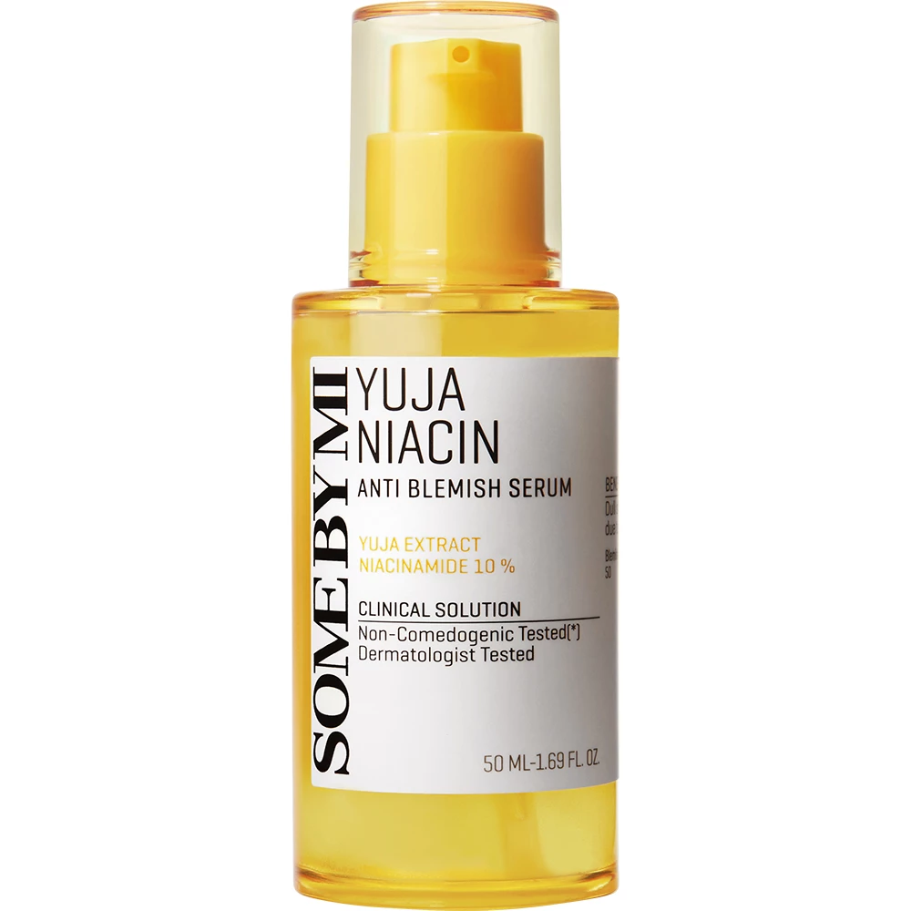 SOME BY MI Yuja Niacin Anti-Blemish Serum ser de fata - uniformizare si luminozitate si hidratare, 50 ml