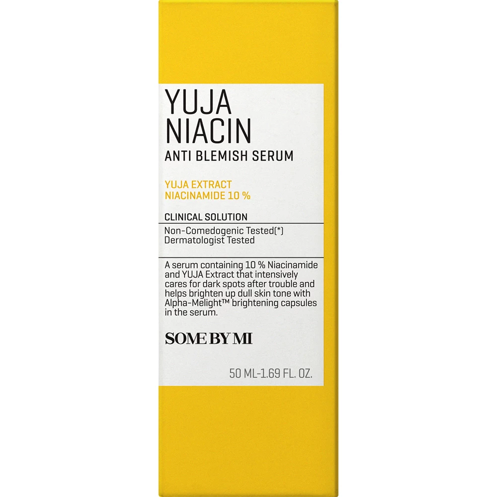 SOME BY MI Yuja Niacin Anti-Blemish Serum ser de fata - uniformizare si luminozitate si hidratare, 50 ml