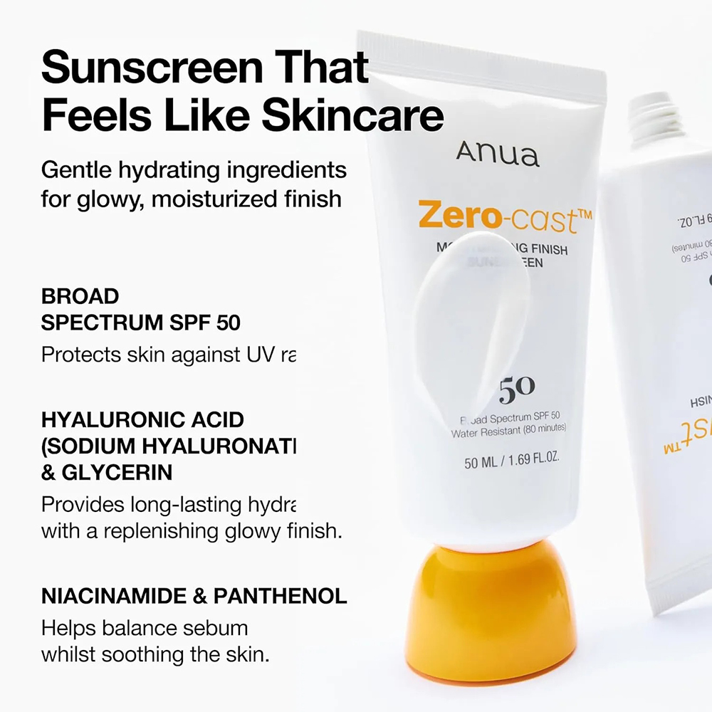 Zero-Cast Moisturizing Finish Sunscreen SPF 50 PA++++ Crema de fata 50 ml