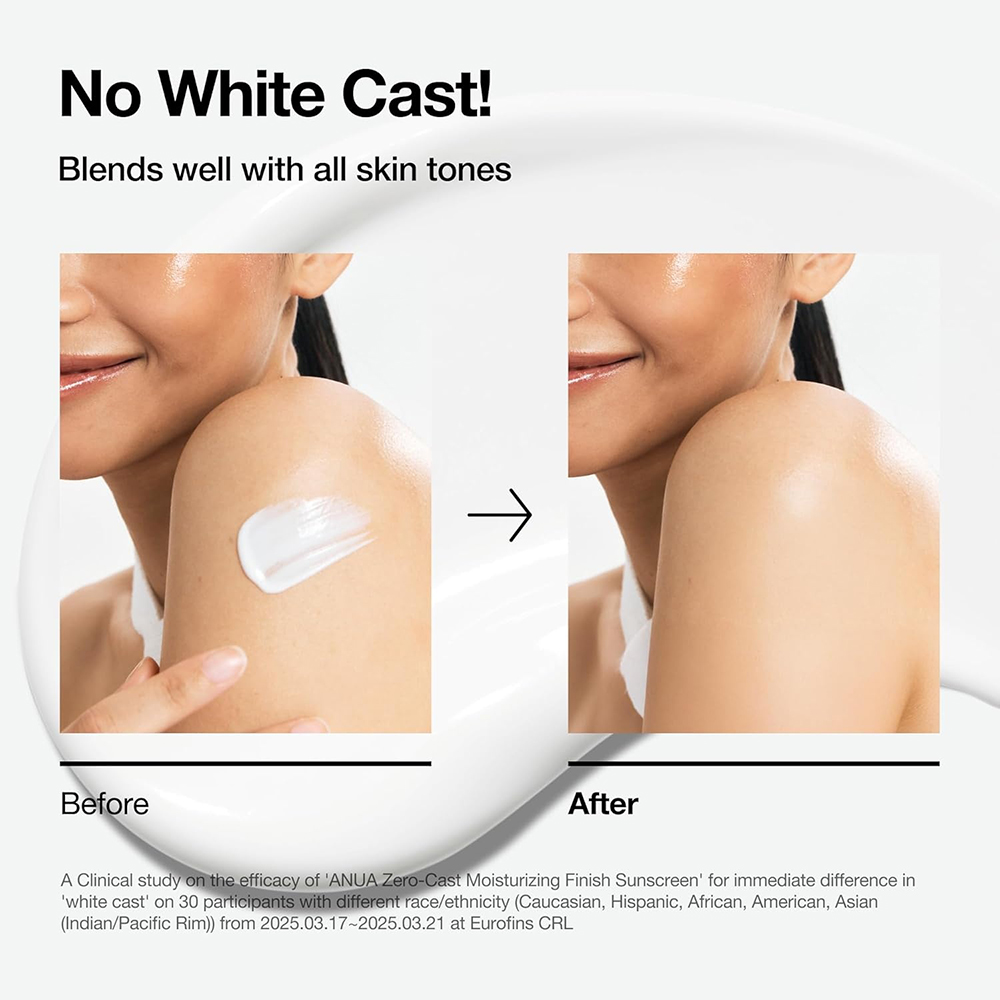 Zero-Cast Moisturizing Finish Sunscreen SPF 50 PA++++ Crema de fata 50 ml