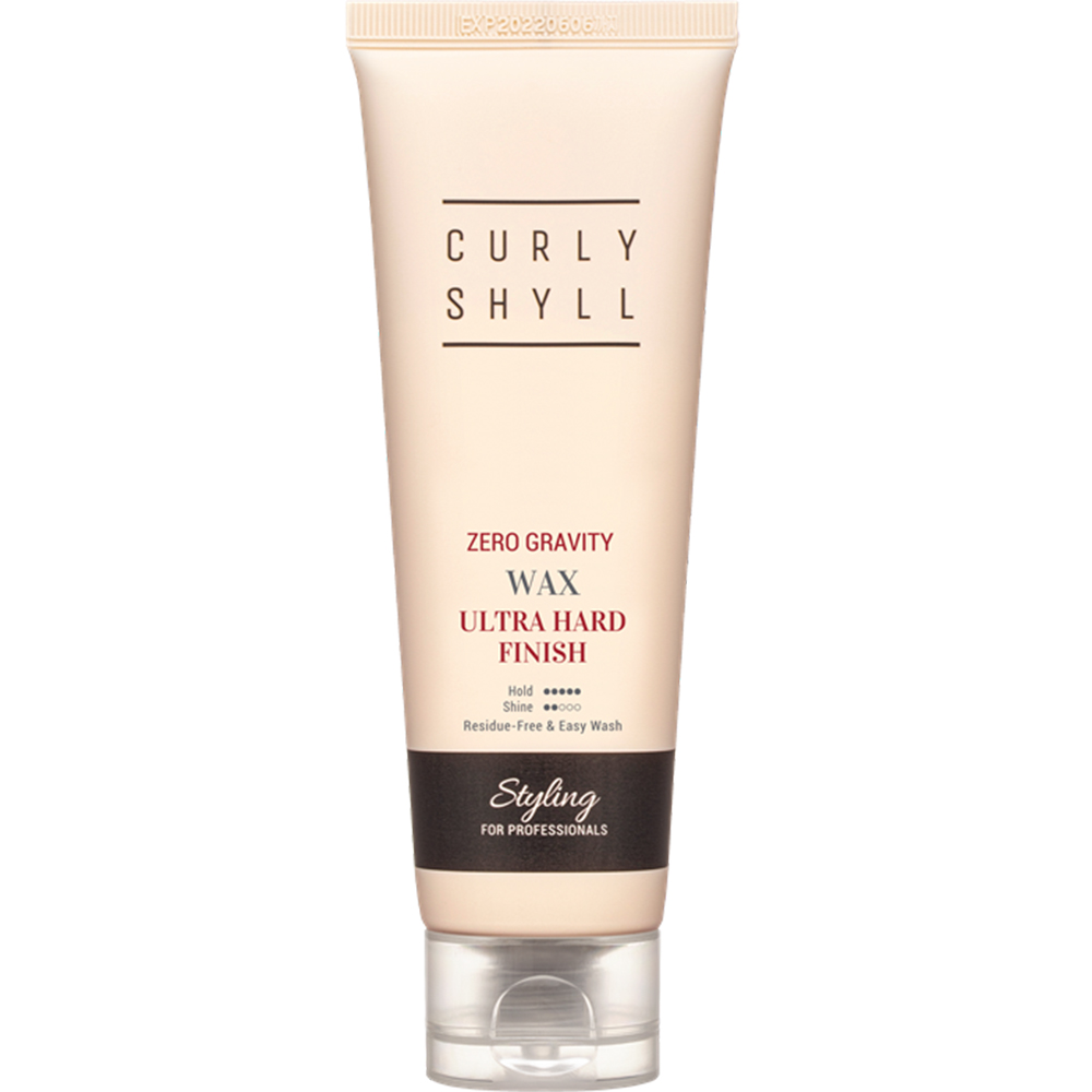 Curly Shyll Zero Gravity Wax Ultra Hard Finish – Ceară de păr cu fixare ultra puternică, 100 ml