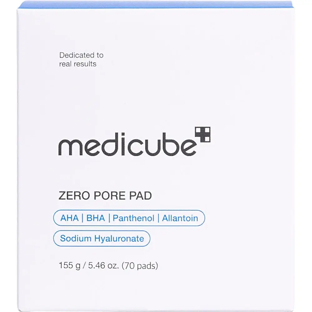 MEDICUBE Zero Pore dischete tonice pentru fata 70 buc - exfoliere delicata si reducerea porilor, 140 ml
