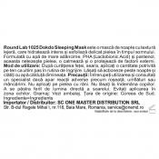 Round Lab 1025 Dokdo Masca de Noapte – Hidratare Intensa si Exfoliere Delicata cu PHA, Calmare si Regenerare, 100 ml