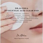 Dr. Althea 2% Salicylic Acid Clear Pad - dischete preimbibate formulate cu acid salicilic 2% si acid hialuronic, care contribuie la exfolierea delicata si la mentinerea pielii curate, fine si echilibrate - 65 buc