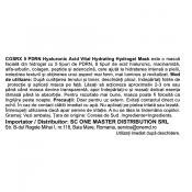 COSRX 5 PDRN Hyaluronic Acid Vital Hydrating Hydrogel Mask 34 gr - masca de fata formulata cu acid hialuronic si niacinamida, care contribuie la hidratarea pielii si la mentinerea unui aspect mai luminos si mai uniform