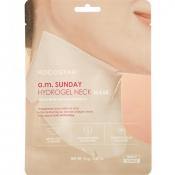 KOCOSTAR A.M Sunday Hydrogel Neck Mask 13 gr - Masca de fata formulata cu apa de colagen si colagen hidrolizat, care contribuie la hidratarea zonei gatului si la metinerea aspectului ferm al pielii