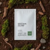 VILLAGE 11 FACTORY Active Clean Sheet Mask Tea-Tree Masca de fata - calmare si hidratare, 23 gr