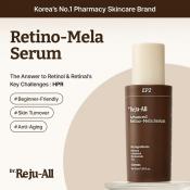DR.REJU-ALL Advanced Retino-Mela Serum - ser de fata formulat cu Hydroxypinacolone Retinoate (HPR) si niacinamida, care contribuie la imbunatatirea luminozitatii pielii, uniformitatea tonului si textura generala - 30 ml