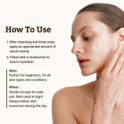 DR.REJU-ALL Advanced Retino-Mela Serum - ser de fata formulat cu Hydroxypinacolone Retinoate (HPR) si niacinamida, care contribuie la imbunatatirea luminozitatii pielii, uniformitatea tonului si textura generala - 30 ml