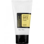 COSRX Advanced Snail 92 All in one Cream Tube, 50 gr - crema de fata formulata cu filtrat de secretie de melc (mucina) 92% si acid hialuronic, care contribuie la hidratarea intensa a pielii si la metinerea nivelului optim de apa in piele