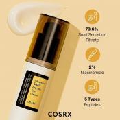 COSRX Advanced Snail Peptide, 25 ml - crema contur ochi formulata cu filtrat secretie melc si niacinamida, care contribuie la diminuarea aspectului cearcanelor si al umflaturilor