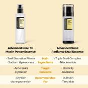 Advanced Snail Radiance Dual Essence Ser de fata 80 ml
