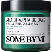 SOME BY MI Aha-Bha-Pha 30 Days Miracle Truecica Clear Pad dischete - exfoliere si calmare si protectie, 70 buc