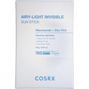 COSRX Airy-Light Invisible Sun Stick SPF50 PA++++, 19 gr - stick pentru fata formulat cu niacinamida si Zinc PCA, care contribuie la controlul sebumului si la mentinerea confortului pielii
