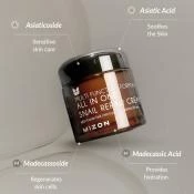 Mizon All In One Snail Repair Crema pentru fata - Hidratare intensiva si regenerare cu secretie de melc si Centella Asiatica, 75ml