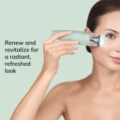 GESKE Anti-Aging Skin Renewer 9 in 1 - Aparat multifunctional 9 in 1 cu microcurent, lumina LED si tehnologie RF, pentru tonifiere rapida, regenerarea pielii si efect anti-aging avansat - Green