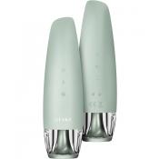 GESKE Anti-Aging Skin Renewer 9 in 1 - Aparat multifunctional 9 in 1 cu microcurent, lumina LED si tehnologie RF, pentru tonifiere rapida, regenerarea pielii si efect anti-aging avansat - Green