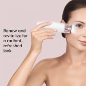 GESKE Anti-Aging Skin Renewer 9 in 1 - Aparat multifunctional 9 in 1 cu microcurent, lumina LED si tehnologie RF, pentru tonifiere rapida, regenerarea pielii si efect anti-aging avansat - Starlight