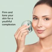 GESKE Anti-Aging Skin Tightener 6 in 1 - Dispozitiv multifunctional 6 in 1 cu tehnologie RF, caldura controlata si pulsatii sonice pentru fermitatea pielii fetei si a corpului - Green