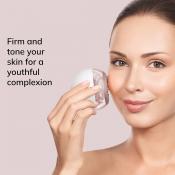 GESKE Anti-Aging Skin Tightener 6 in 1 - Dispozitiv multifunctional 6 in 1 cu tehnologie RF, caldura controlata si pulsatii sonice pentru fermitatea pielii fetei si a corpului - Starlight