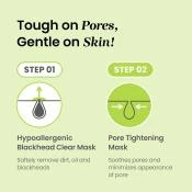 CNP Laboratory Anti-Pore Blackhead masca pentru curatarea porilor Perfect Clear - elimina punctele negre si reduce porii, 2 pasi x 3 ml