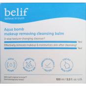 BELIF Aqua Bomb Makeup Removing Balm - balsam de curatare formulat cu vitamina E si extract de afine, care contribuie la mentinerea hidratarii pielii - 100 ml
