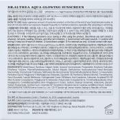 Dr. Althea Aqua Glowing Sunscreen 45 ml - crema de fata formulata cu apa din bambus (Bambusa Vulgaris Water) si pantenol, care contribuie la protectia impotriva razelor UVA si UVB (SPF50 PA++++) si la metinerea pielii hidratate, Daily