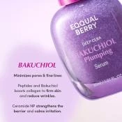 EQQUALBERRY Bakuchiol Plumping Serum Ser de fata - hidratare si fermitate, 30 ml