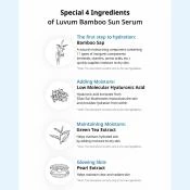 LUVUM Hyaluronic Moisture Bamboo Sun Crema de fata SPF 50+ PA++++ - Protectie UV si Hidratare Intensa, 50 ml