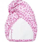 GLOV Barbie Prosop pentru par din satin dublu Roz - Uscare rapida si protectie anti-rupere, reutilizabil, 1 buc